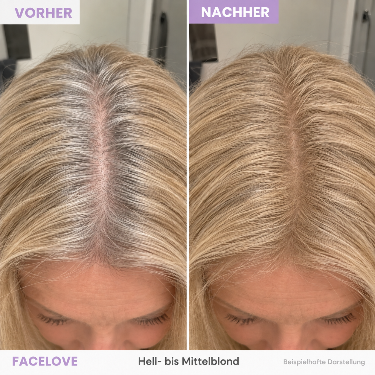 Facelove Haaransatzpuder - Sofortige Abdeckung & Pflege