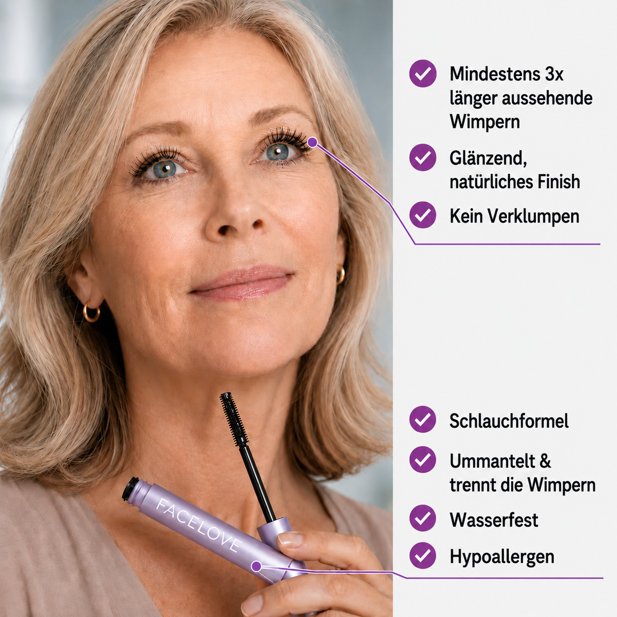 Langes Wimpern-Duo