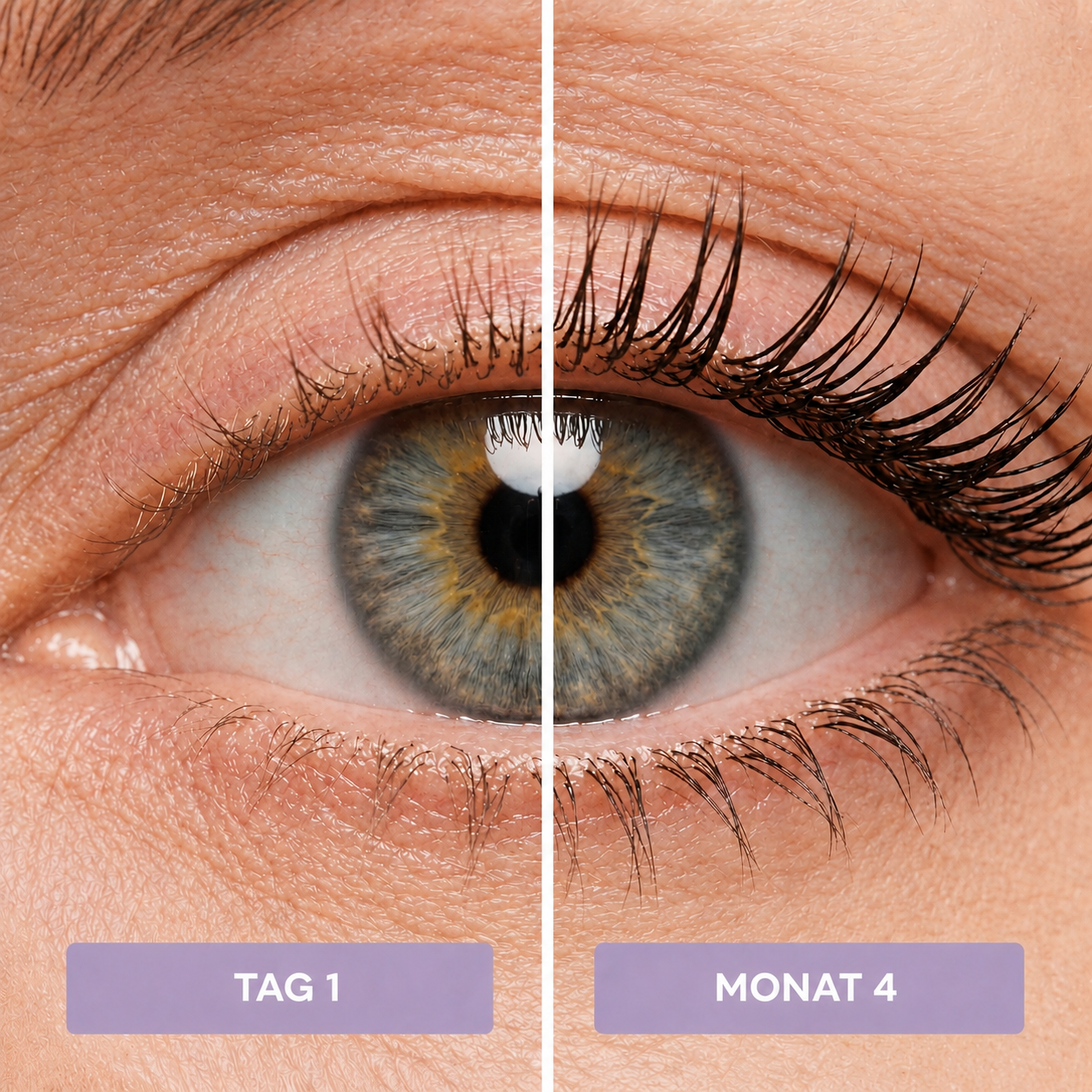 Deine Wimpern wachsen sogar während du sie trägst