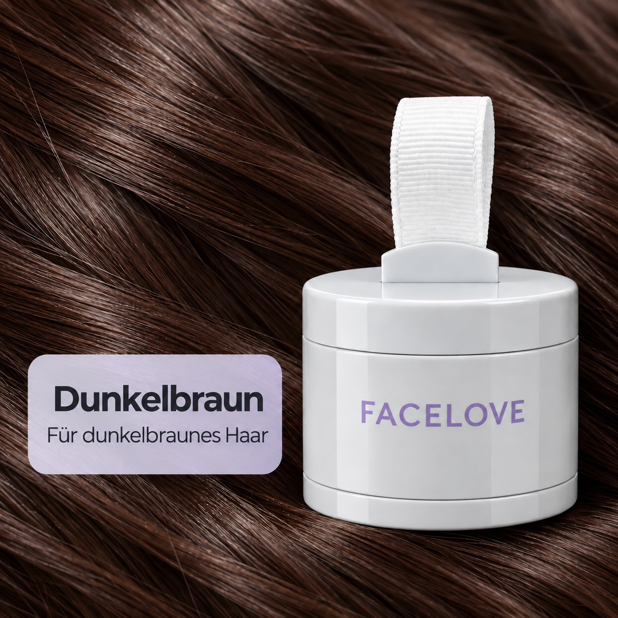 Facelove Haaransatzpuder - Sofortige Abdeckung & Pflege