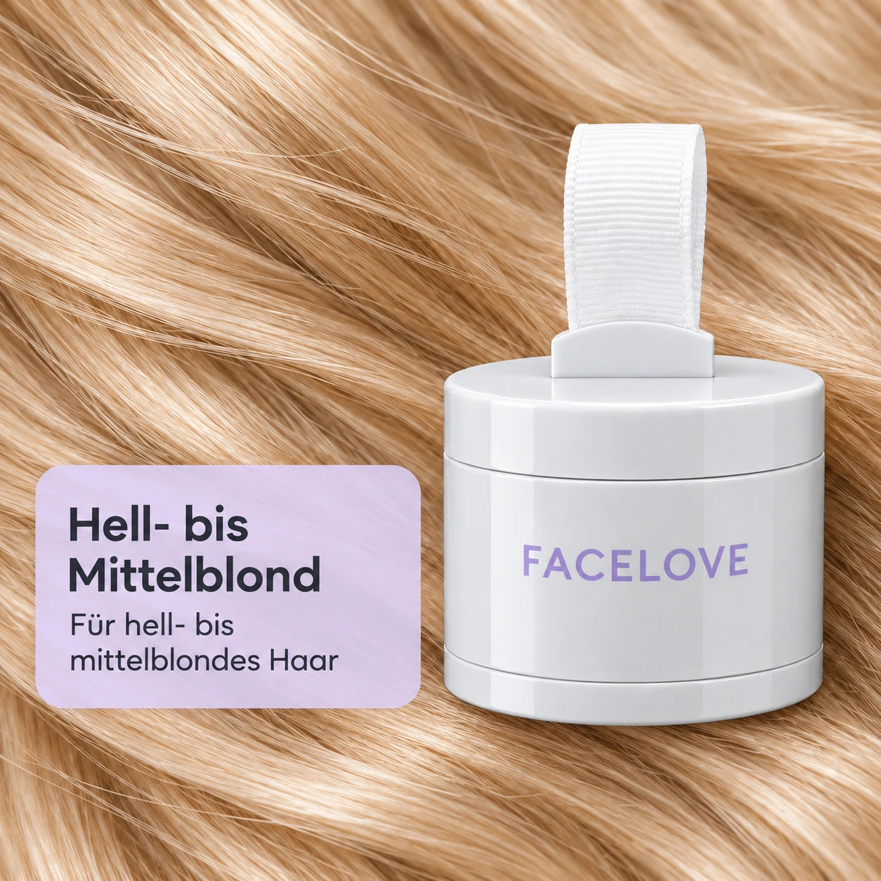 Facelove Haaransatzpuder - Sofortige Abdeckung & Pflege