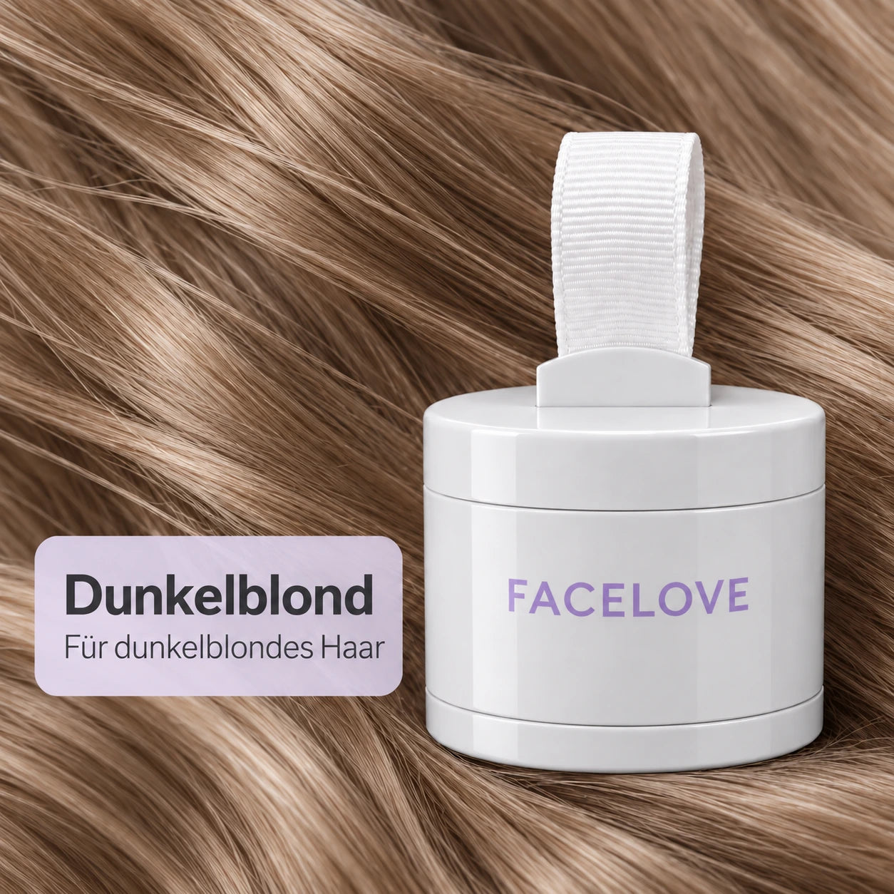 Facelove Haaransatzpuder - Sofortige Abdeckung & Pflege