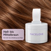 Facelove Haaransatzpuder - Sofortige Abdeckung & Pflege