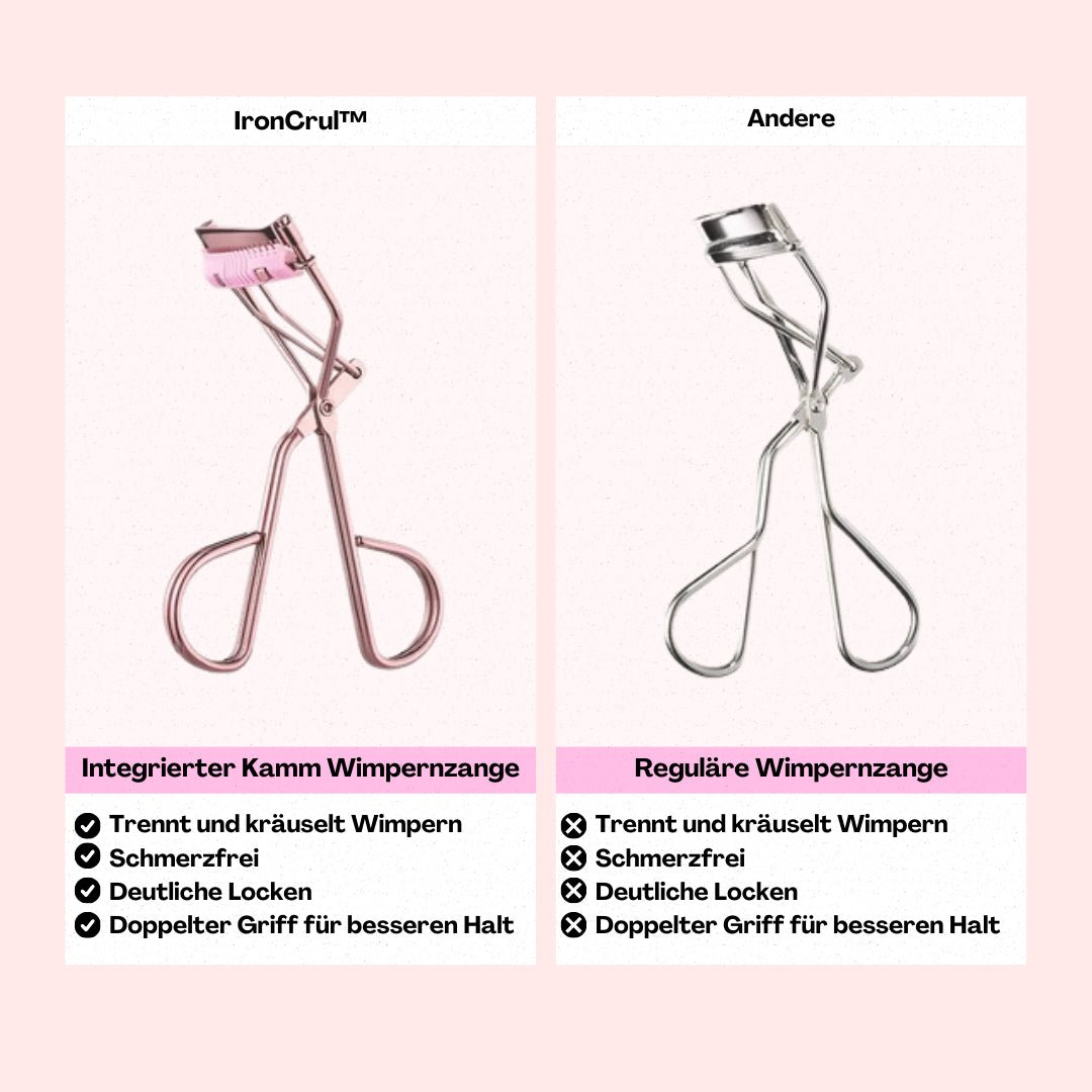 2er-Set Wimpernzange Mit Kamm – Für Perfekt Gekräuselte Wimpern!