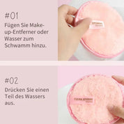 ReUseMe™ | 2 wiederverwendbare Make - up Entferner Schwämmchen - FacceLove